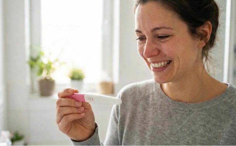 blij zwangerschapstest