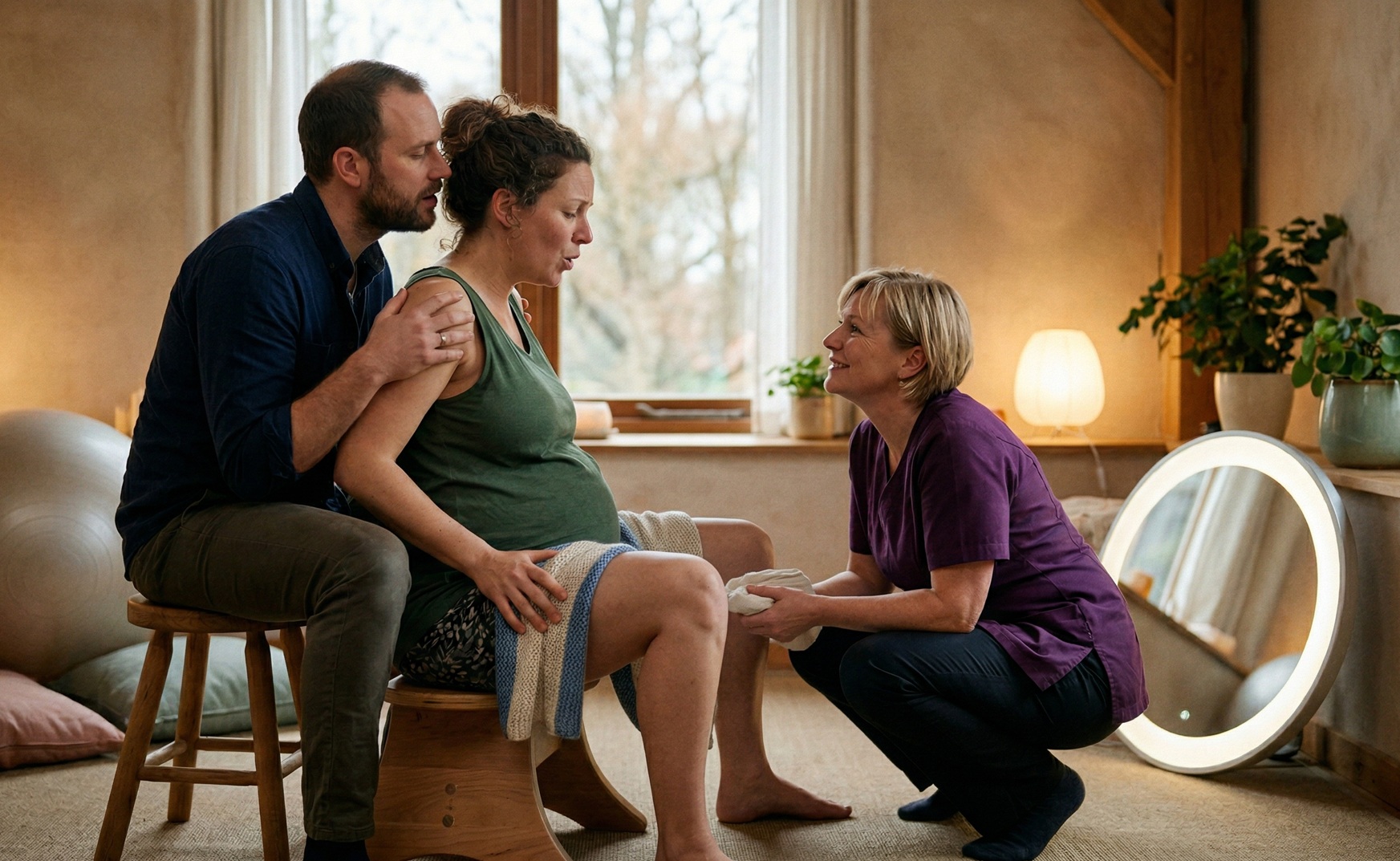 Een baarkruk bevalling; hoe werkt het?