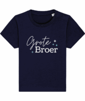 Minimalistische Zwangerschapsaankondiging grote broer