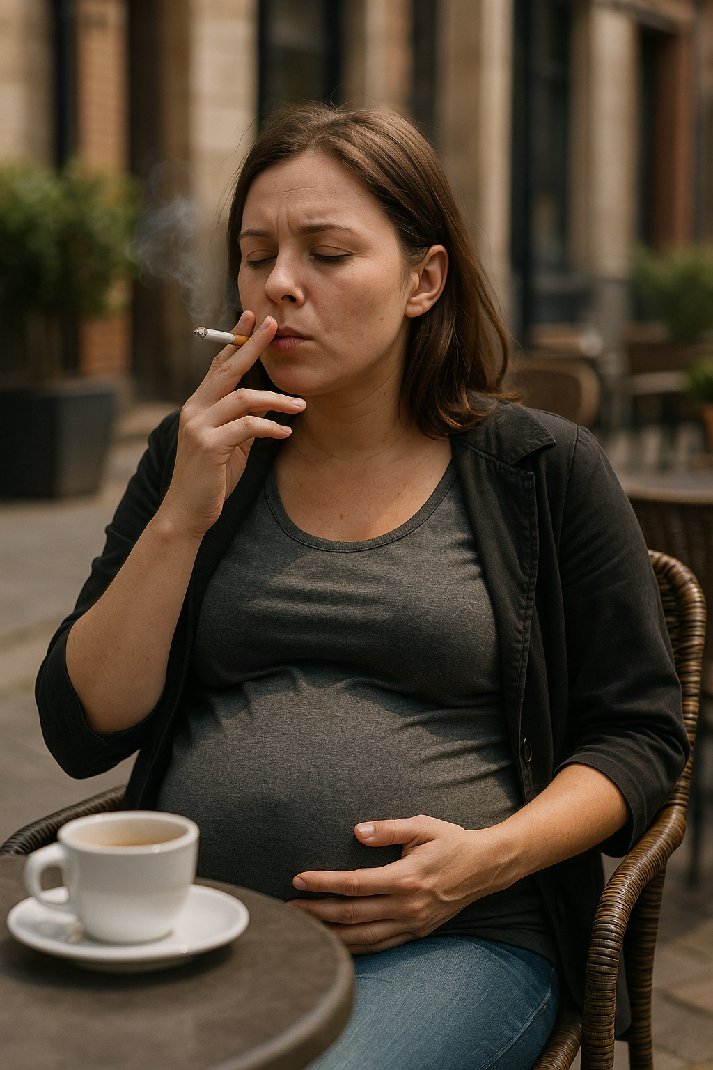 Vrouw roken zwanger Vrouw roken zwanger