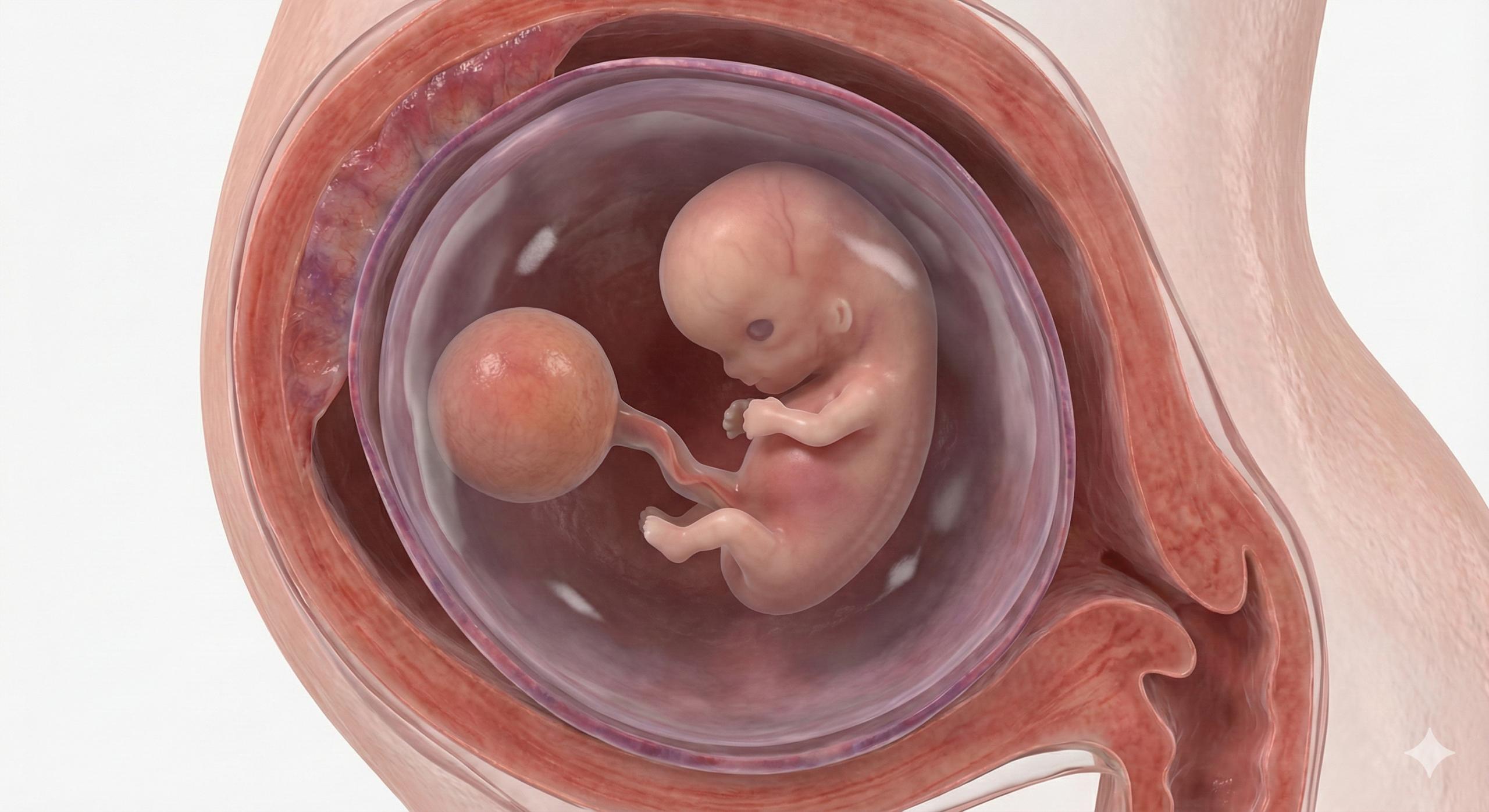 Foetus met dooierzak