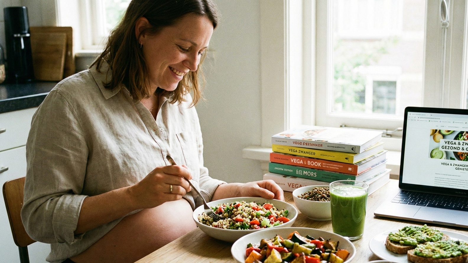 Alles over vegetarisch eten tijdens je zwangerschap