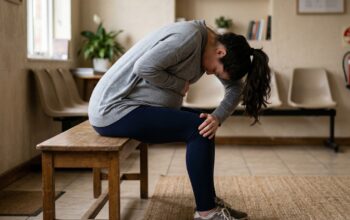 zwanger hoofd tussen benen